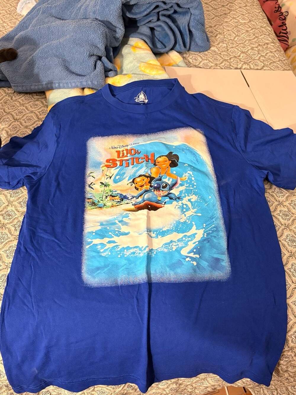 Disney Lilo & Stitch Surfing Graphic T-Shirt